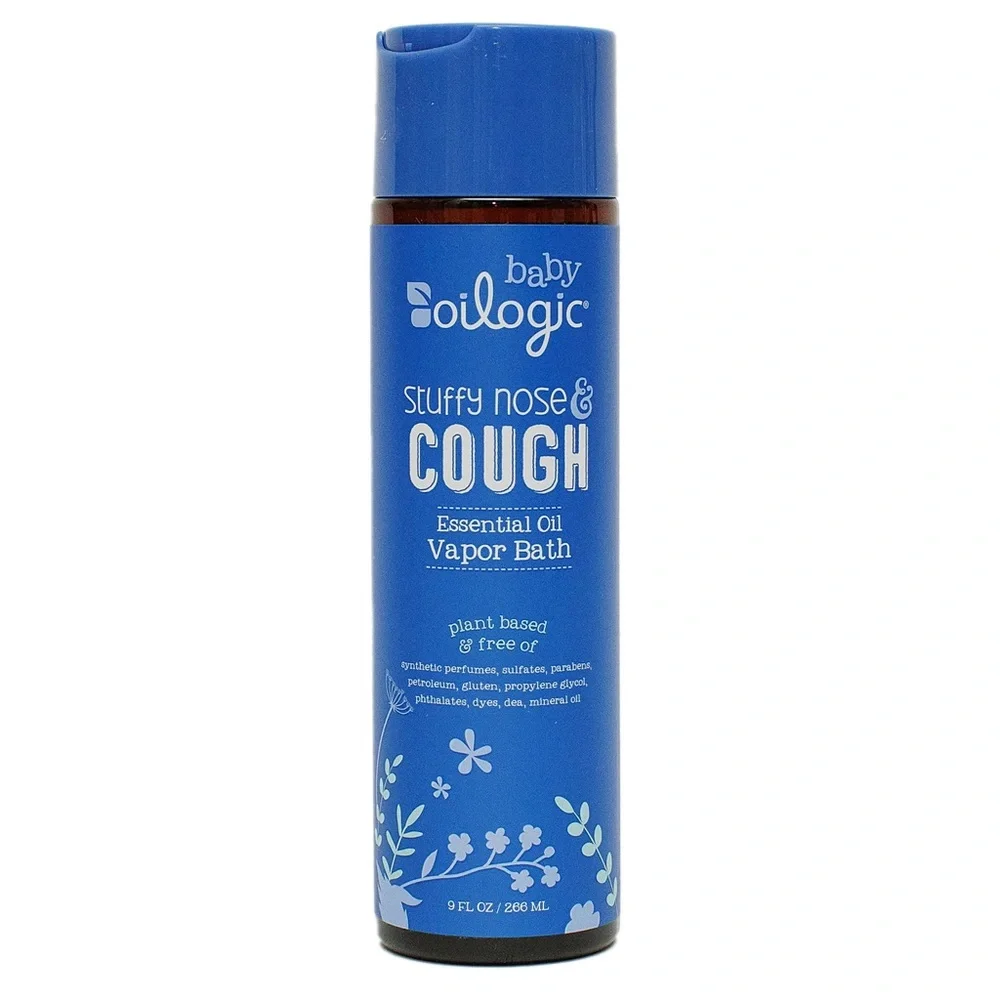 Oilogic Baby Vapor Bath Stuffy Nose and Cough Relief Essential Oil 9 oz NWT